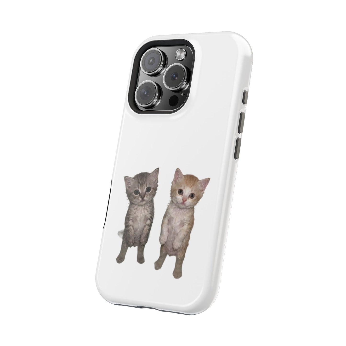 Duo Cute Kitten  Magnetic Impact-Resistant Phone Case