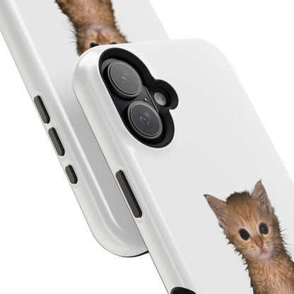 Cute Standing Kitten Magnetic Impact-Resistant Phone Case