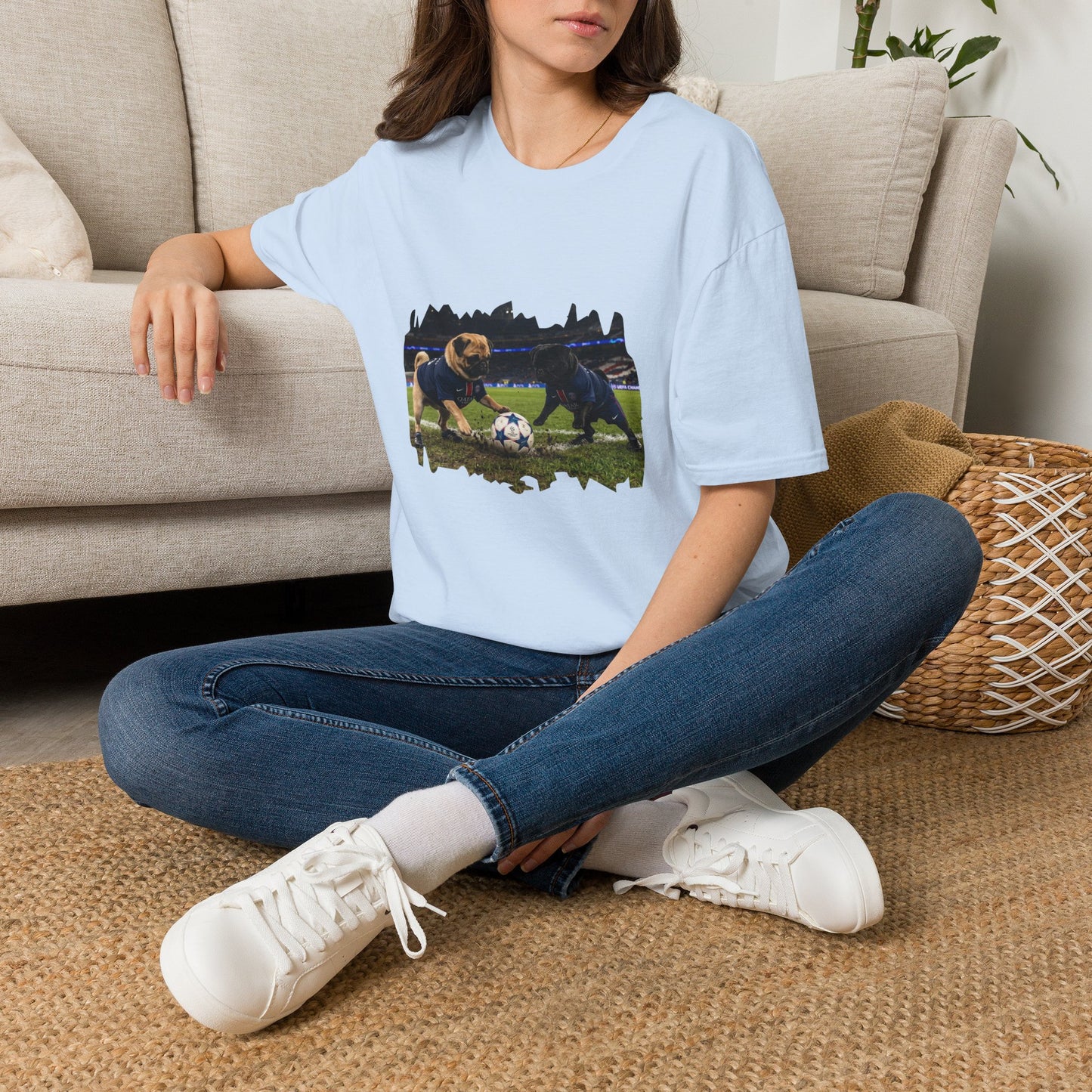 Soccer Puppies T-Shirt — Playful Puppy Soccer Match Tee
