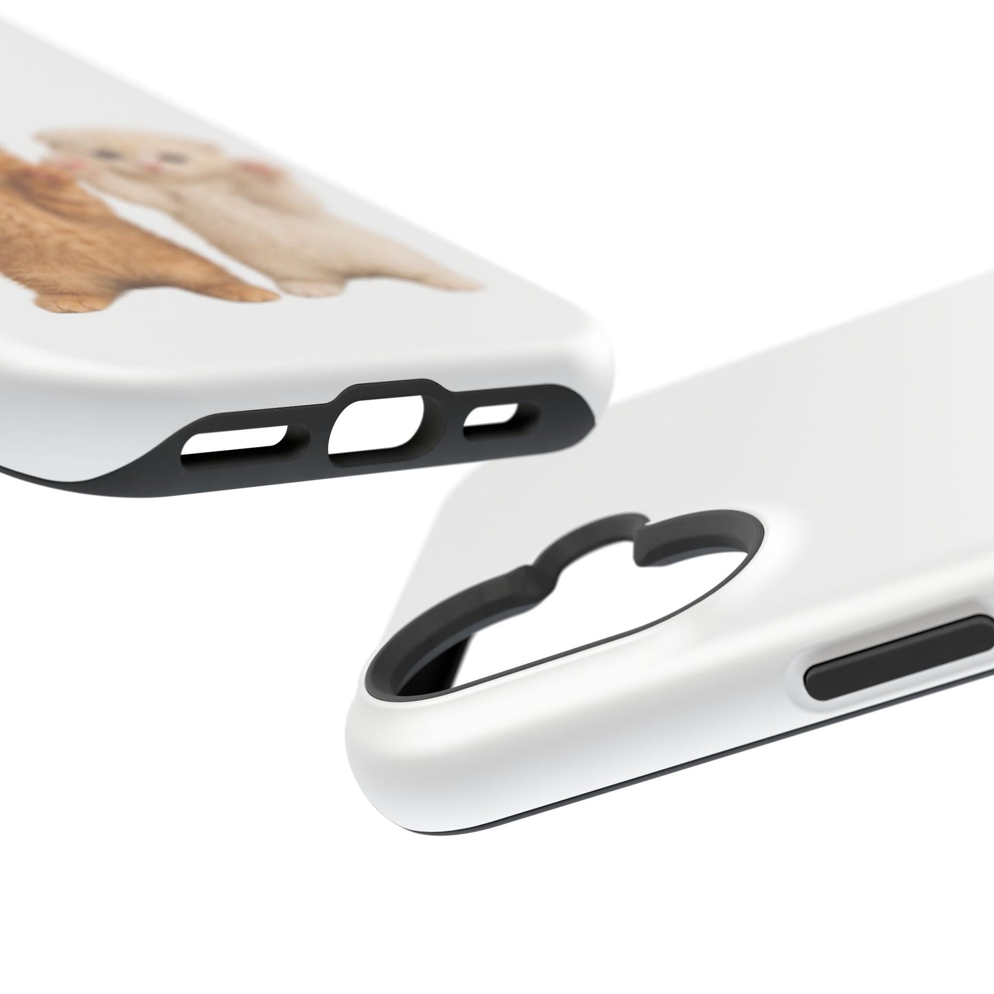 Cute Raising Paws Kittens Magnetic Impact-Resistant  Phone Case