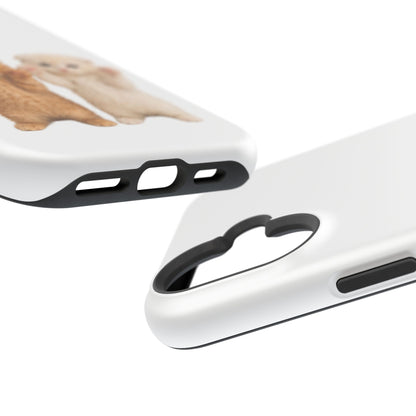 Cute Raising Paws Kittens Magnetic Impact-Resistant  Phone Case