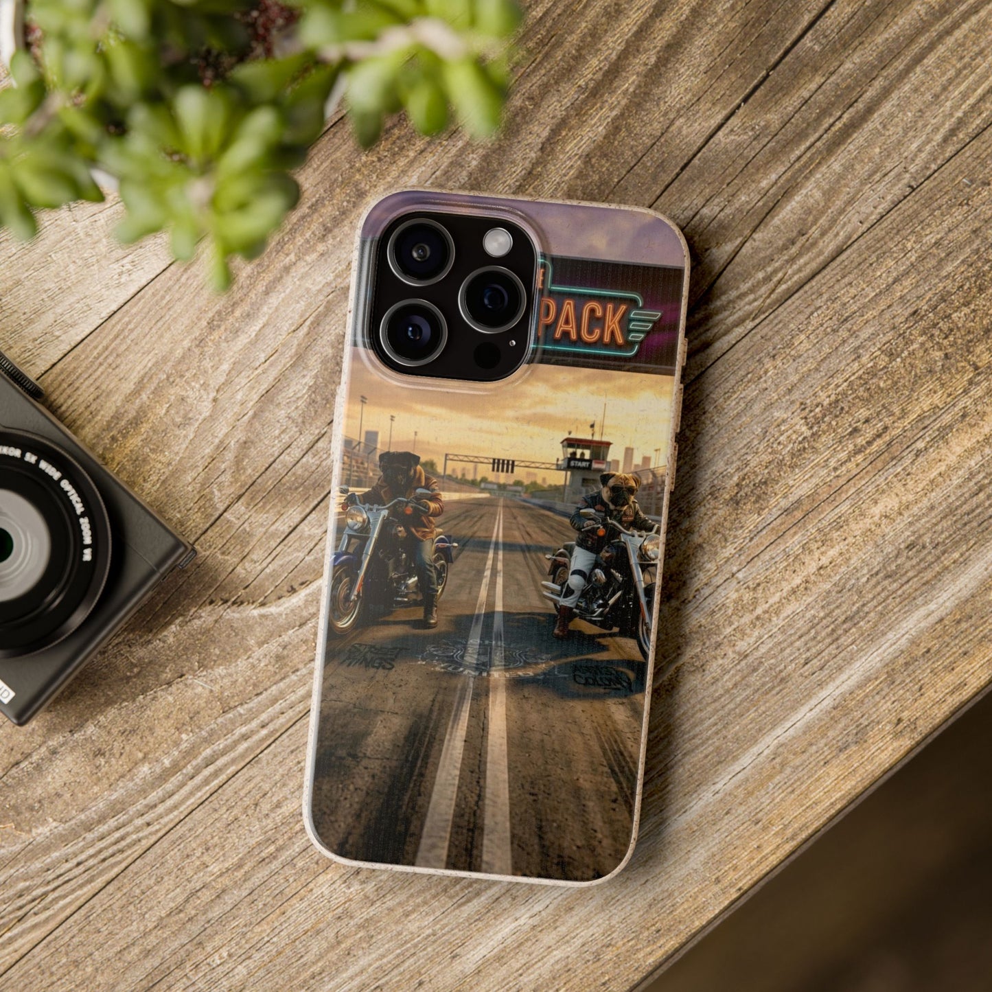 Motorcycle Road Trip Biodegradable Phone Case
