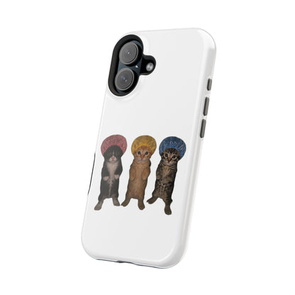 Cute Kittens in Bonnets  Magnetic Impact-Resistant Phone Case