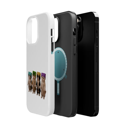 Dancing Kittens Minecraft Helmet Magnetic Impact-Resistant Phone Case