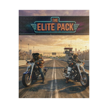 The Elite Pack Motorcycle Road Trip Puzzle — Scenic Biker Jigsaw (110/252/520/1014 pc)