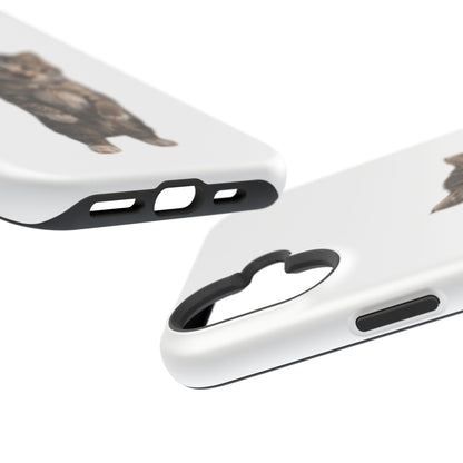 Cute Standing Kitten Magnetic Impact-Resistant Phone Case