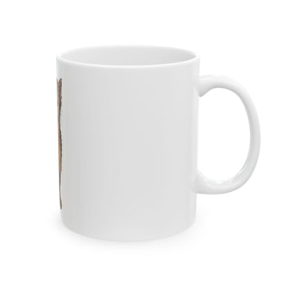 Cute Standing Kitten Ceramic Mug  (11oz/15oz)
