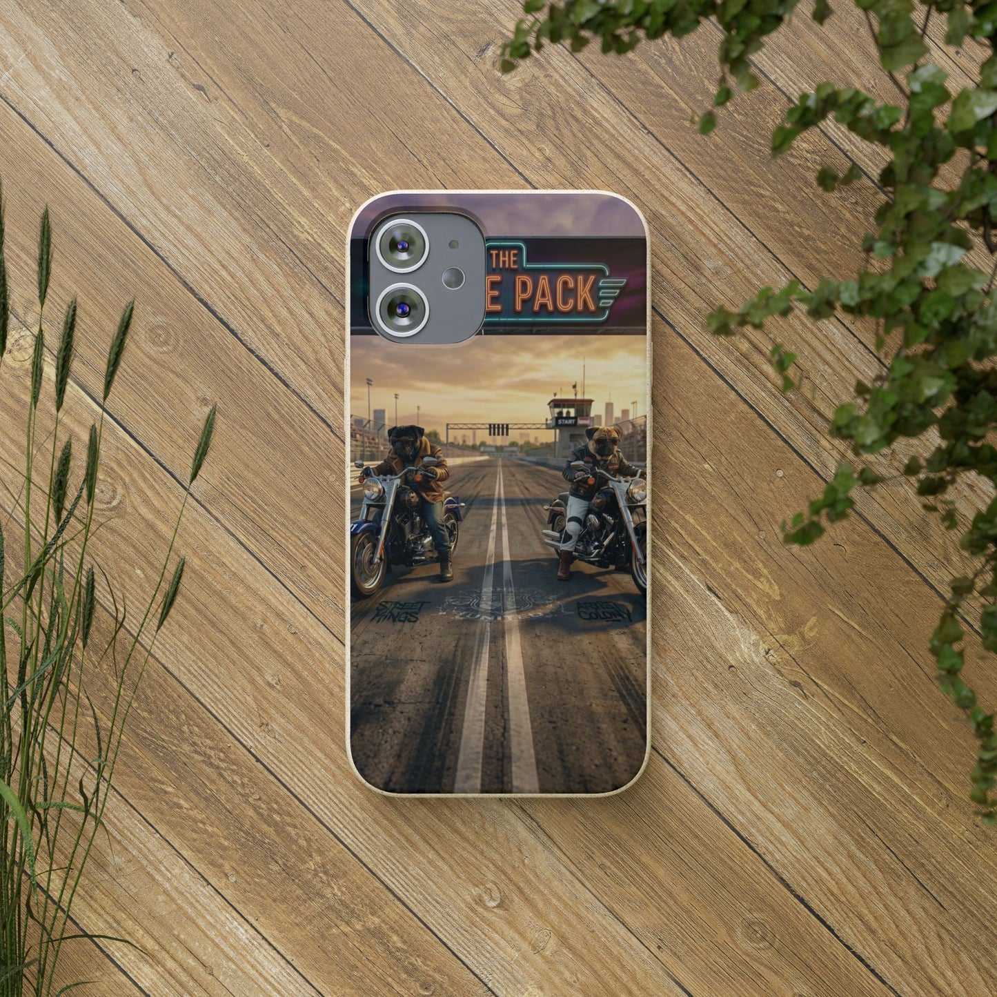 Motorcycle Road Trip Biodegradable Phone Case