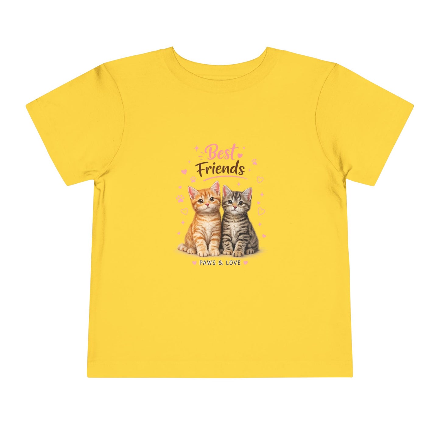 Best Friends Kitten Toddler Tee — Paws & Love Cute Cat Shirt