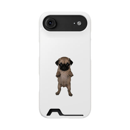 Pug Puppy Card-Holder Phone Case