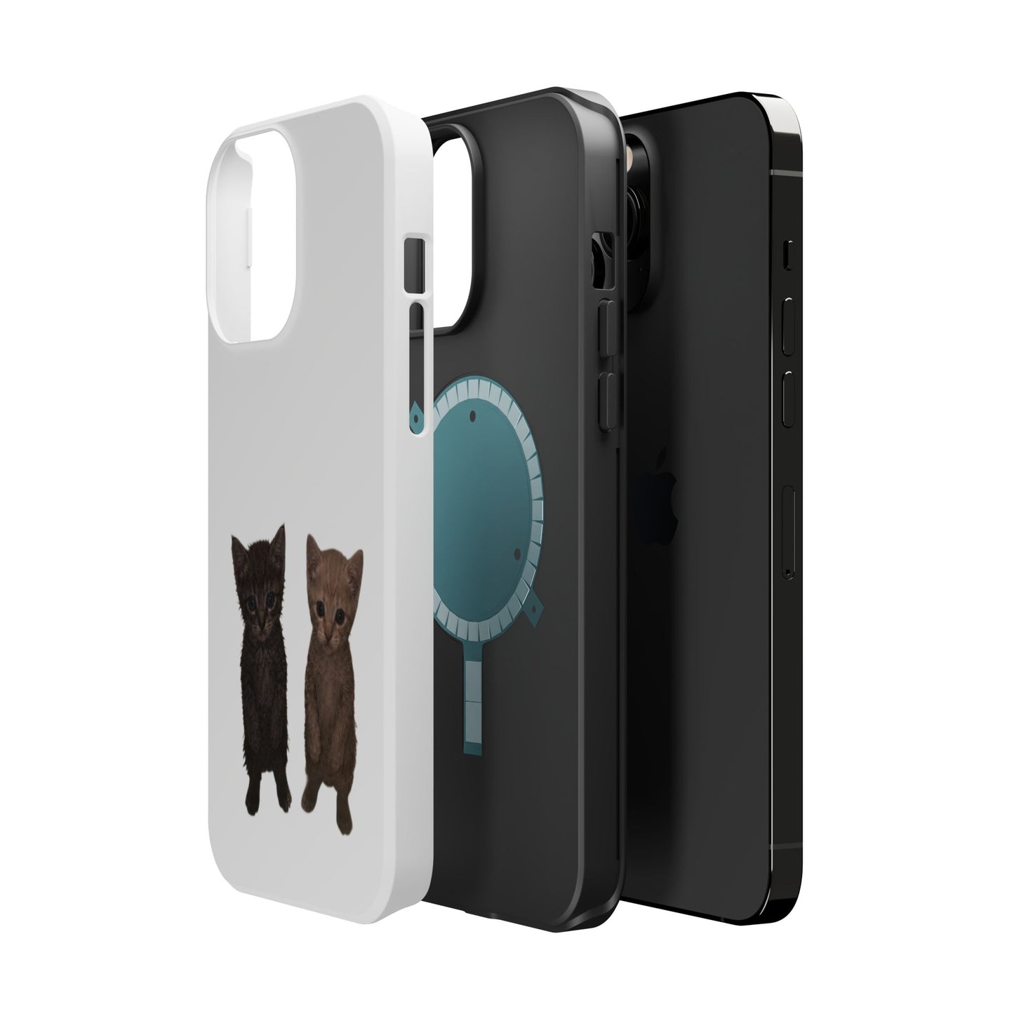 Cute Kittens Magnetic Impact-Resistant Phone Case