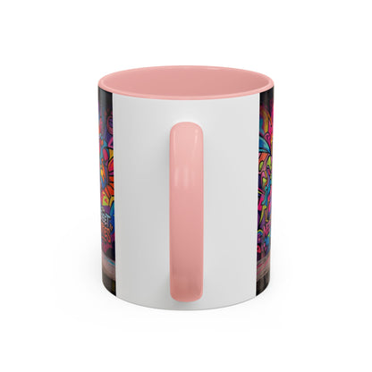 Street Kitties Graffiti Coffee Mug — Colorful Cat Art Accent Mug (11/15oz)