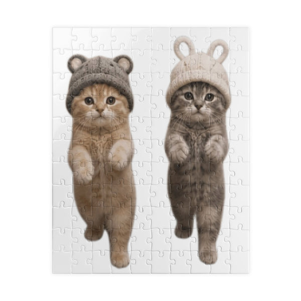 Cute Kittens in Hats Jigsaw Puzzle