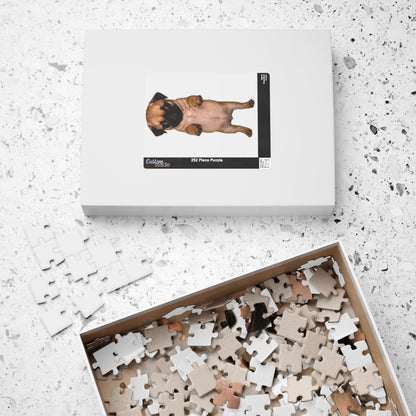 Cute Standing Pug Puppy Jigsaw Puzzle