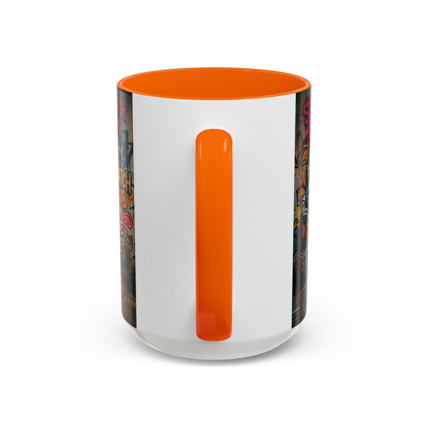 Graffiti Meow Squad Accent Coffee Mug — Cute Kittens ‘Purr-ject’ Street Art Design (11/15oz)