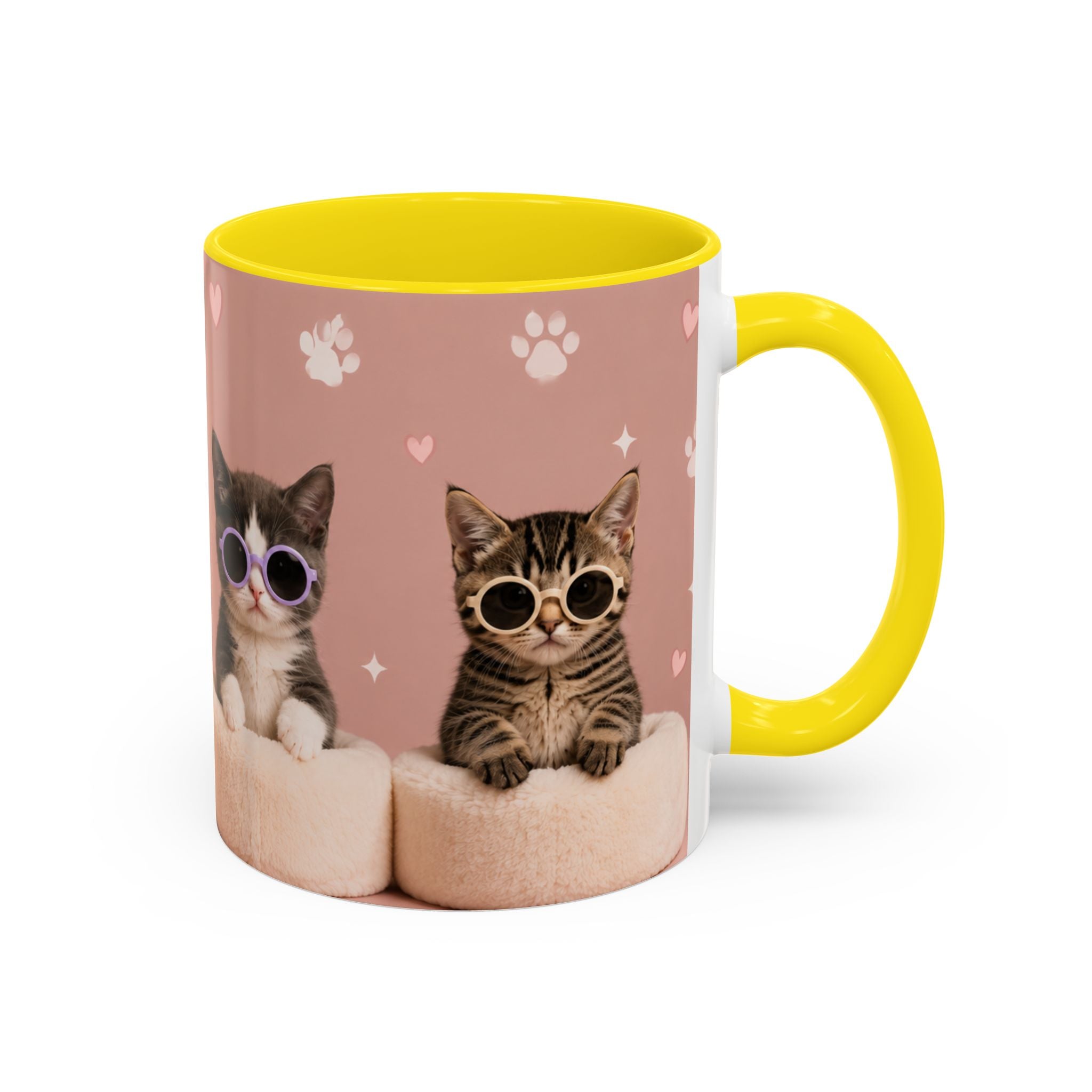 Cute Cat Lovers Coffee Mug - 11 & 15oz - Perfect Gift for Pet Owners