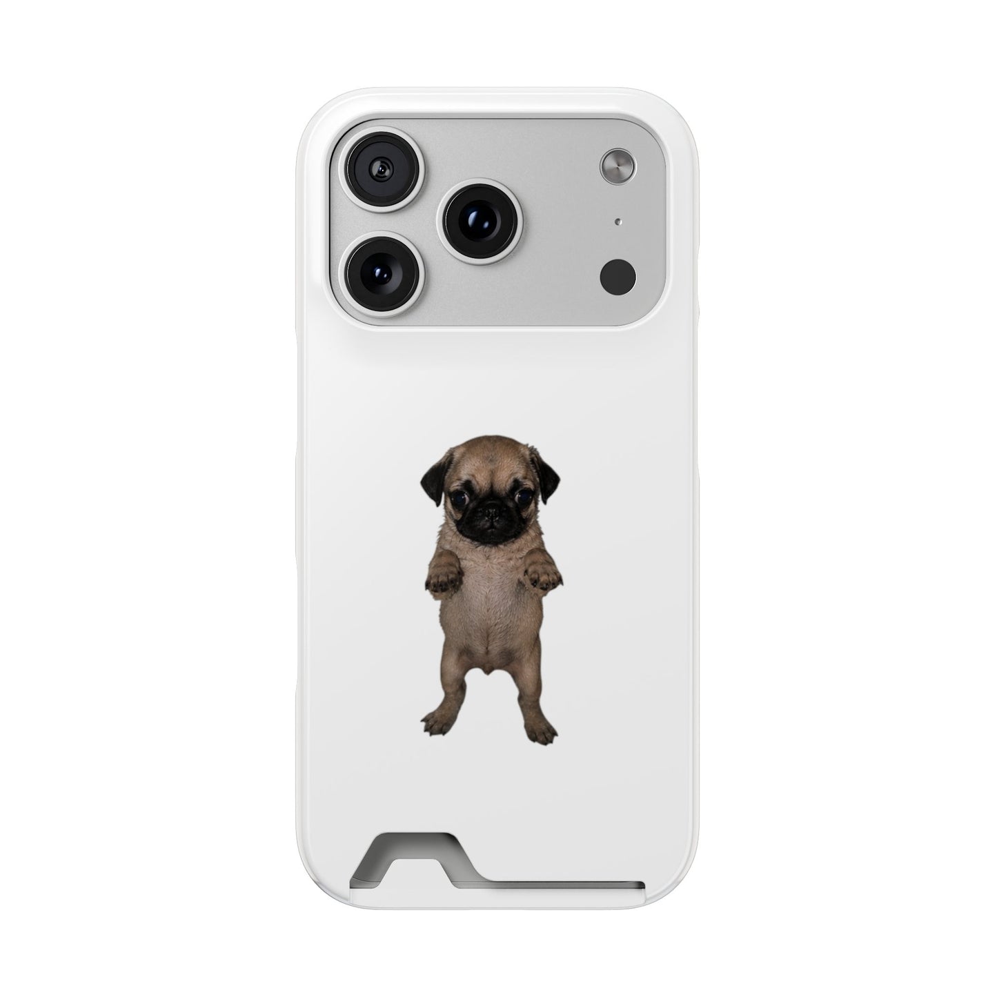 Pug Puppy Card-Holder Phone Case