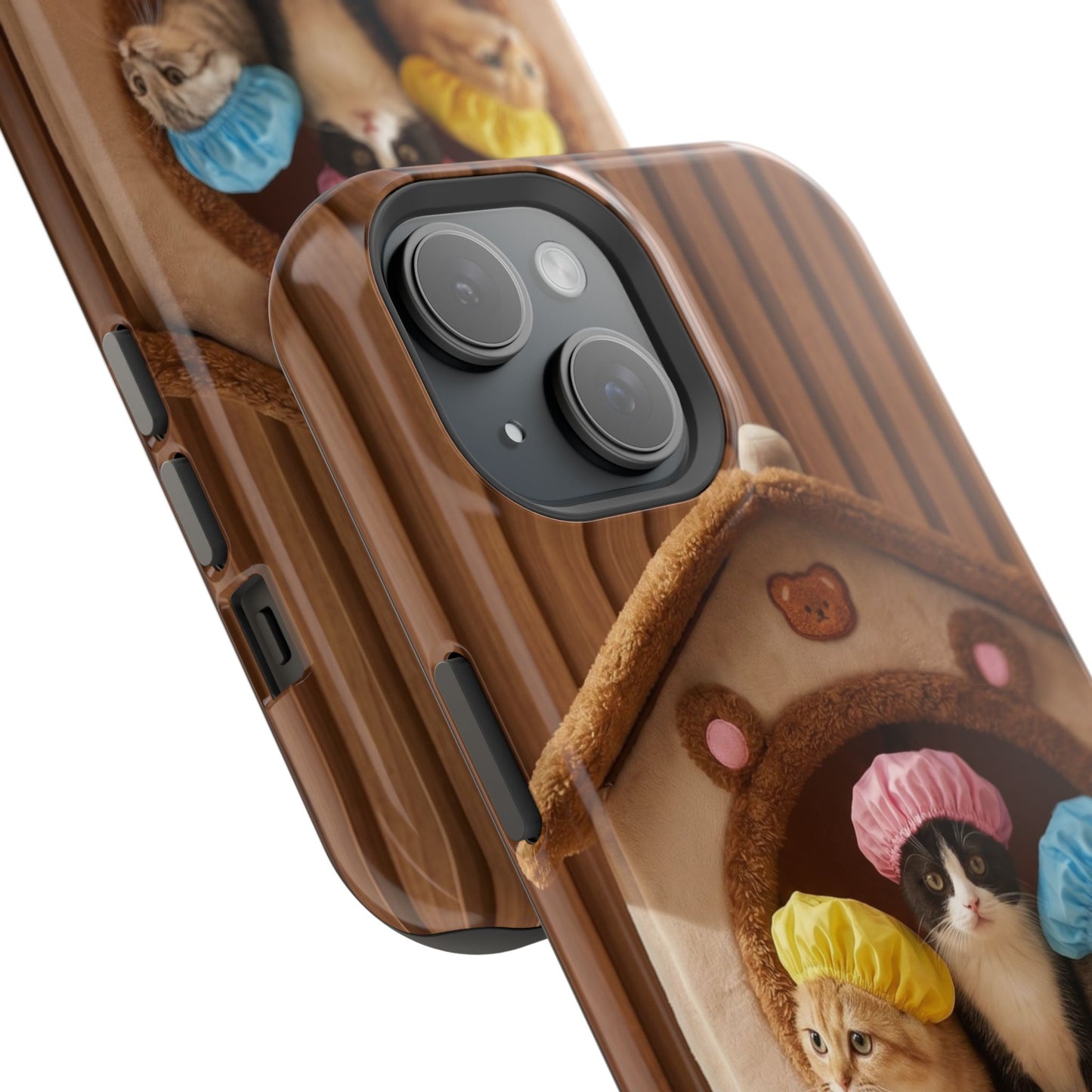 Cute Kittens in Cozy House Phone Case — Magnetic Impact-Resistant Case