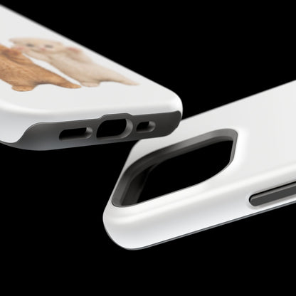 Cute Raising Paws Kittens Magnetic Impact-Resistant  Phone Case