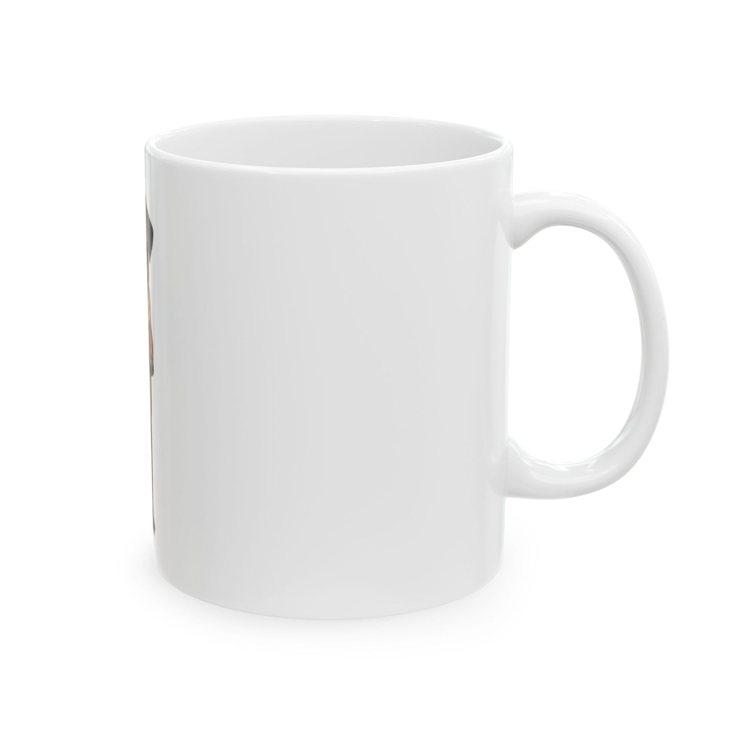 Cute Dog Pug Standing Ceramic Mug (11oz/15oz)
