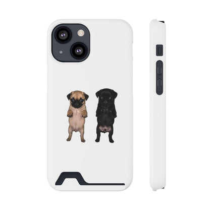 Pug Pair Card-Holder Phone Case