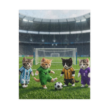 Soccer Kittens Jigsaw Puzzle — Cute Cats Playing Soccer (110–1014 pcs)