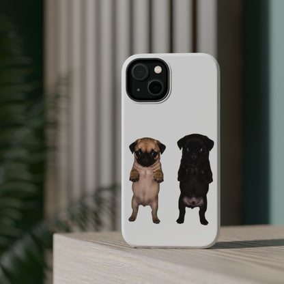 Pug Duo Magnetic Impact-Resistant Phone Case