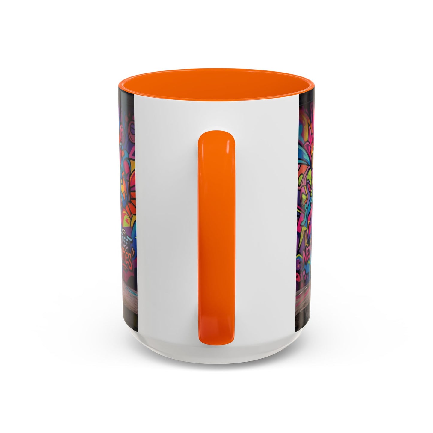 Street Kitties Graffiti Coffee Mug — Colorful Cat Art Accent Mug (11/15oz)