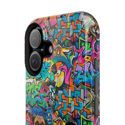 Puppy Squad Graffiti Phone Case — Impact-Resistant Protective Case