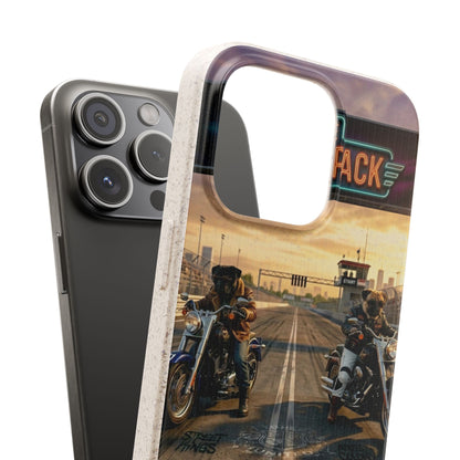 Motorcycle Road Trip Biodegradable Phone Case