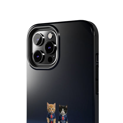 Phone Case — Cute Soccer Cats Design (Kawaii Kitten Football Fans)