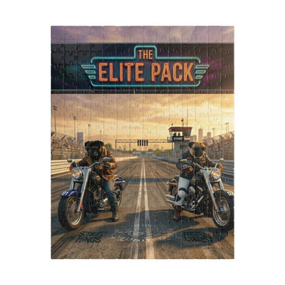 The Elite Pack Motorcycle Road Trip Puzzle — Scenic Biker Jigsaw (110/252/520/1014 pc)