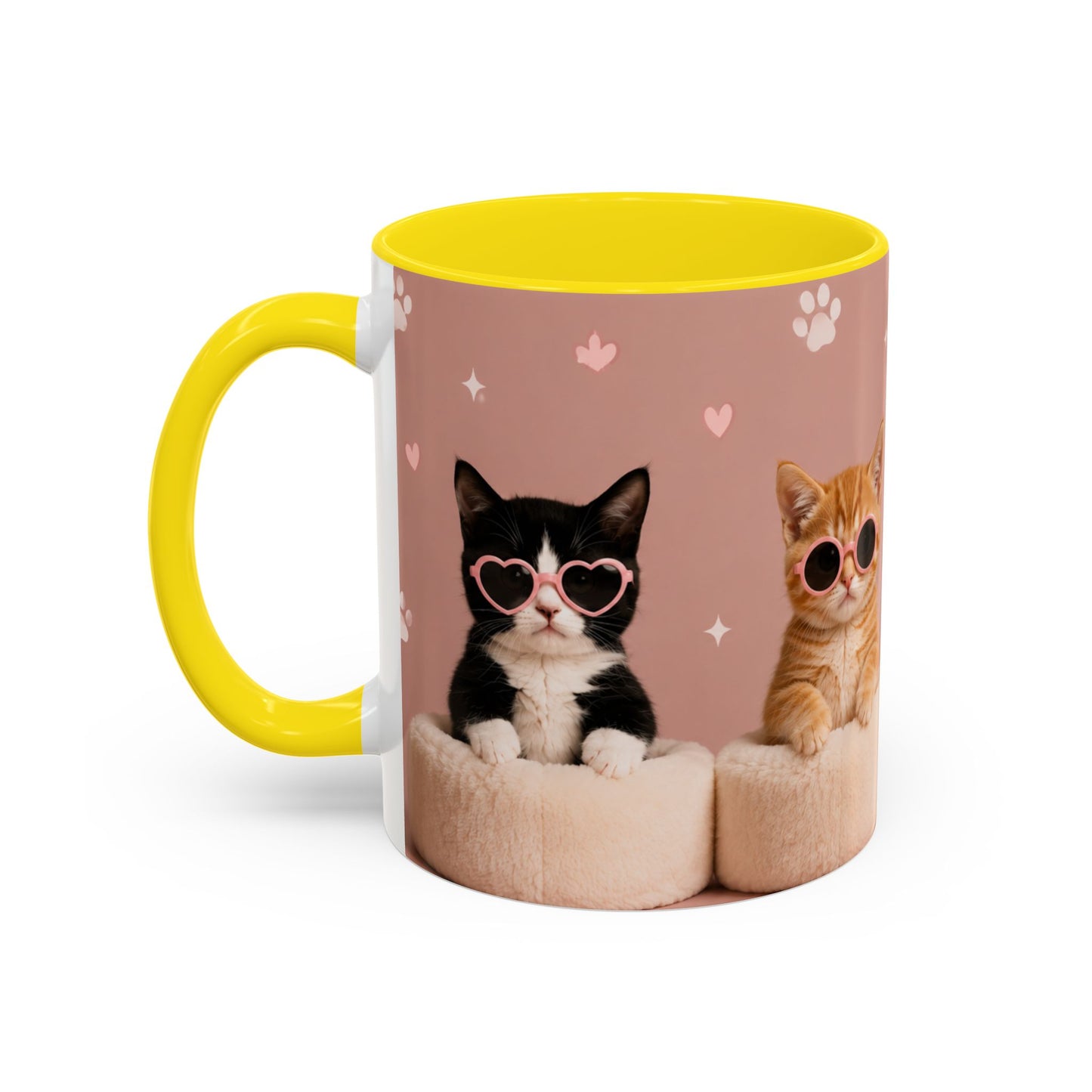 Cute Cat Lovers Coffee Mug - 11 & 15oz - Perfect Gift for Pet Owners