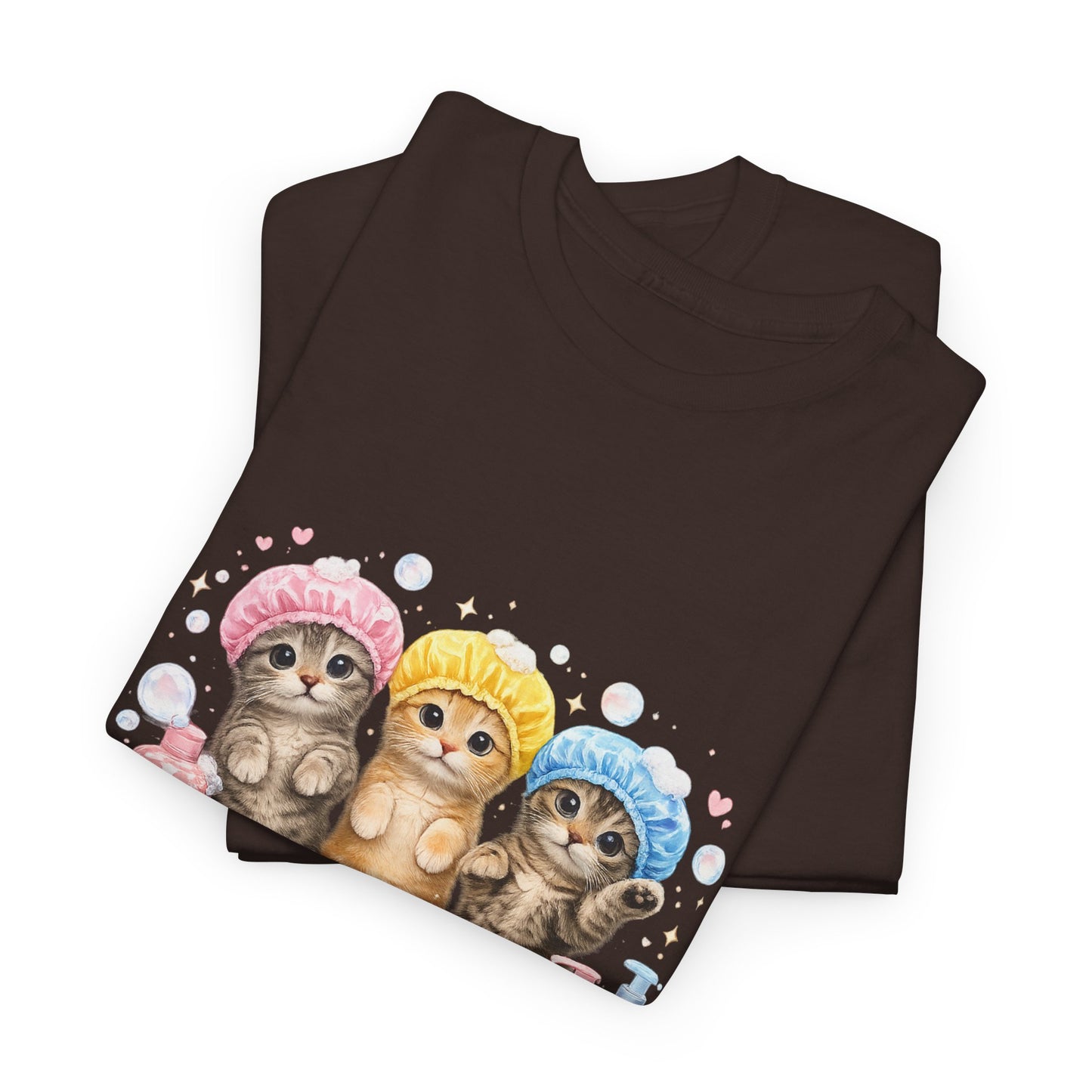 Cute Kittens Bath Time T-Shirt