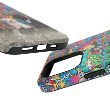 Puppy Squad Graffiti Phone Case — Impact-Resistant Protective Case