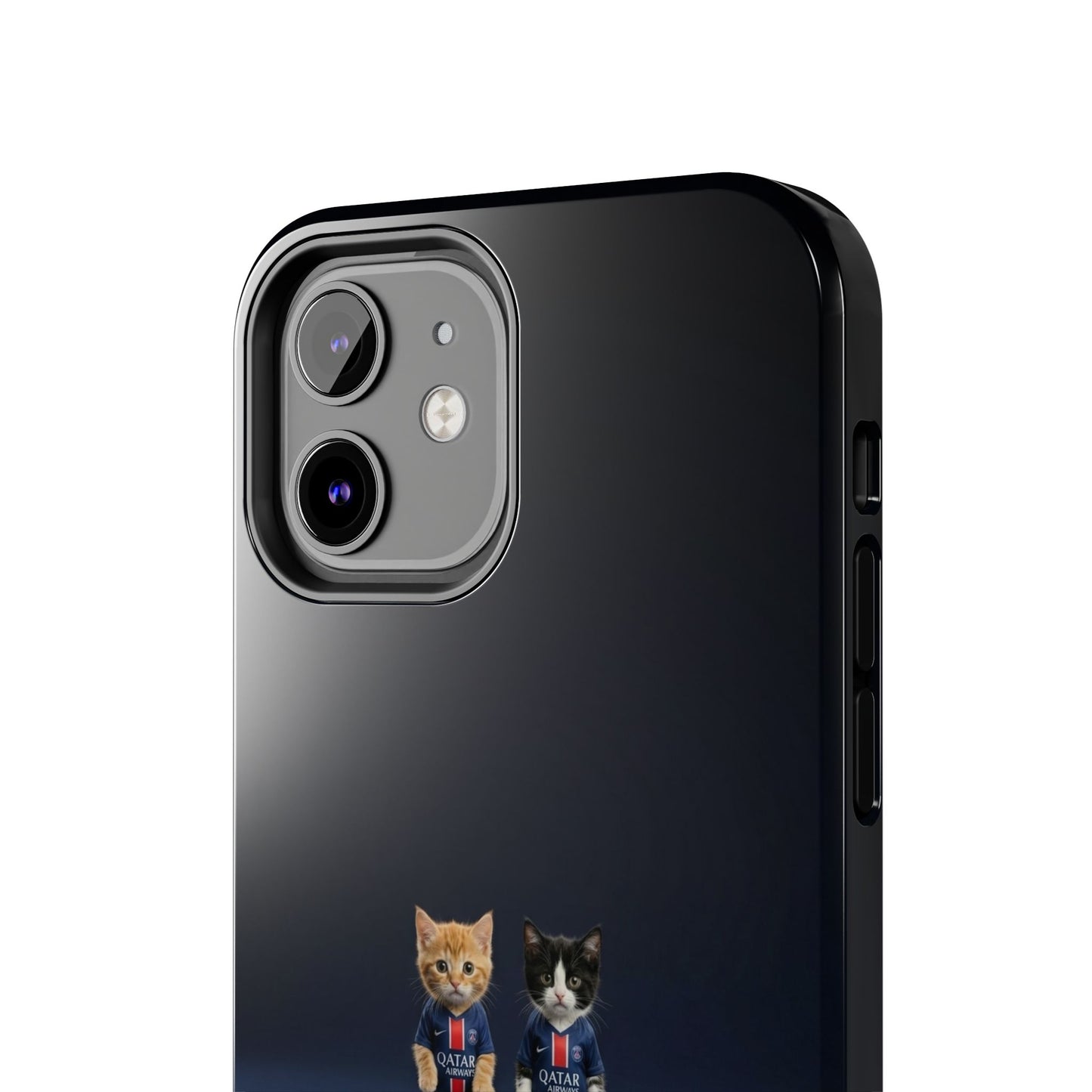 Phone Case — Cute Soccer Cats Design (Kawaii Kitten Football Fans)