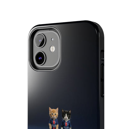 Phone Case — Cute Soccer Cats Design (Kawaii Kitten Football Fans)