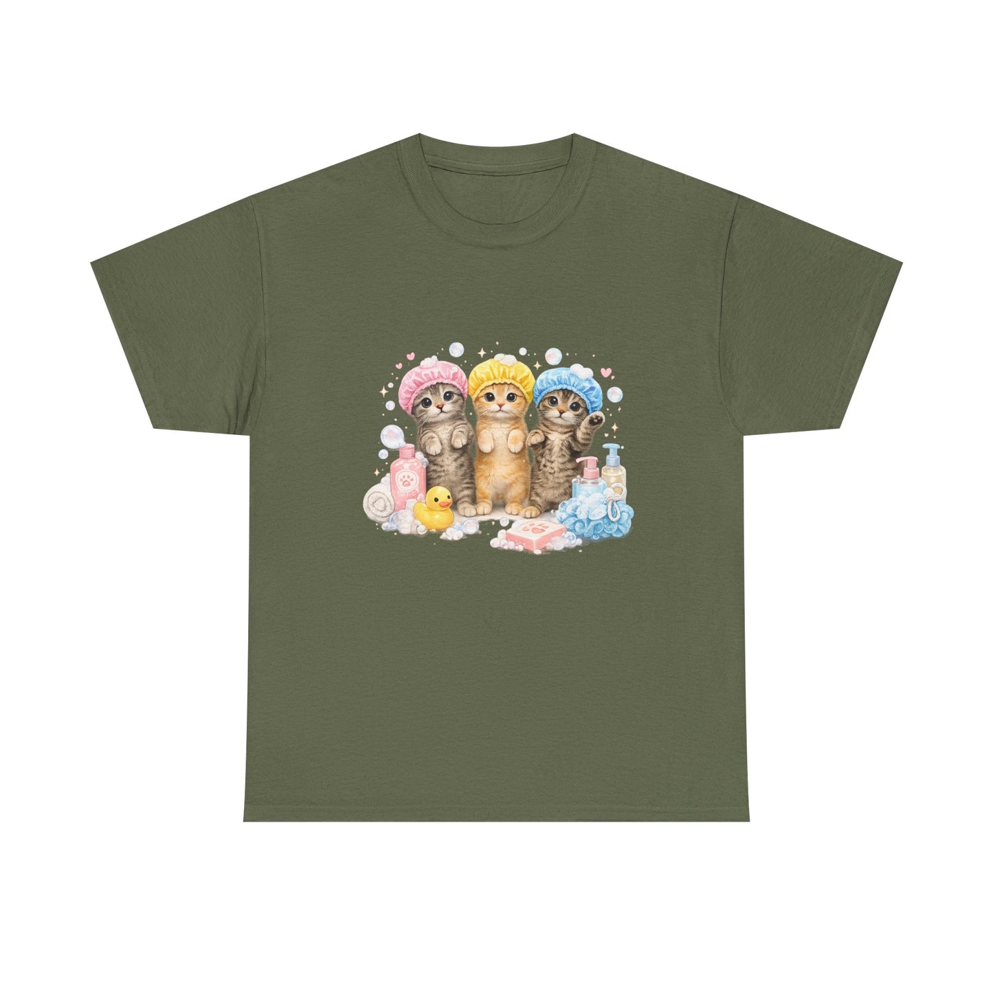 Cute Kittens Bath Time T-Shirt