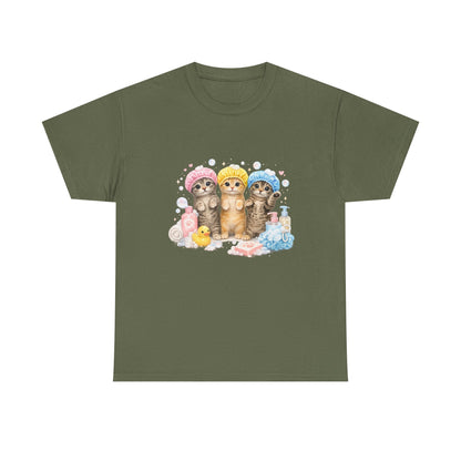 Cute Kittens Bath Time T-Shirt