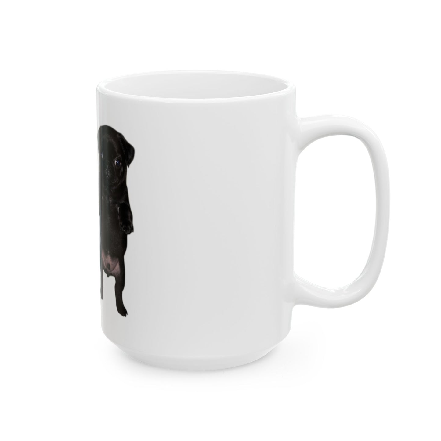 Cute Standing Puppy Pair Ceramic Mug ( 11oz & 15oz )