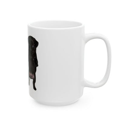 Cute Standing Puppy Pair Ceramic Mug ( 11oz & 15oz )