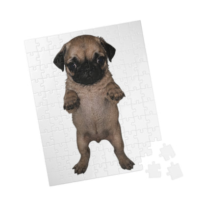 Cute Pug  Puppy Standing Jigsaw  Puzzle