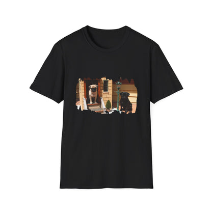 Biscuit & Nugget T‑Shirt — Cute Pet Photo Tee for Dog Lovers
