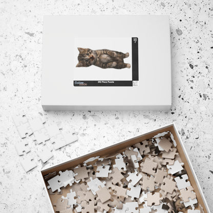 Cute Standing Tabby Kitten Jigsaw Puzzle