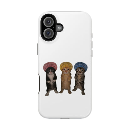Cute Kittens in Bonnets  Magnetic Impact-Resistant Phone Case