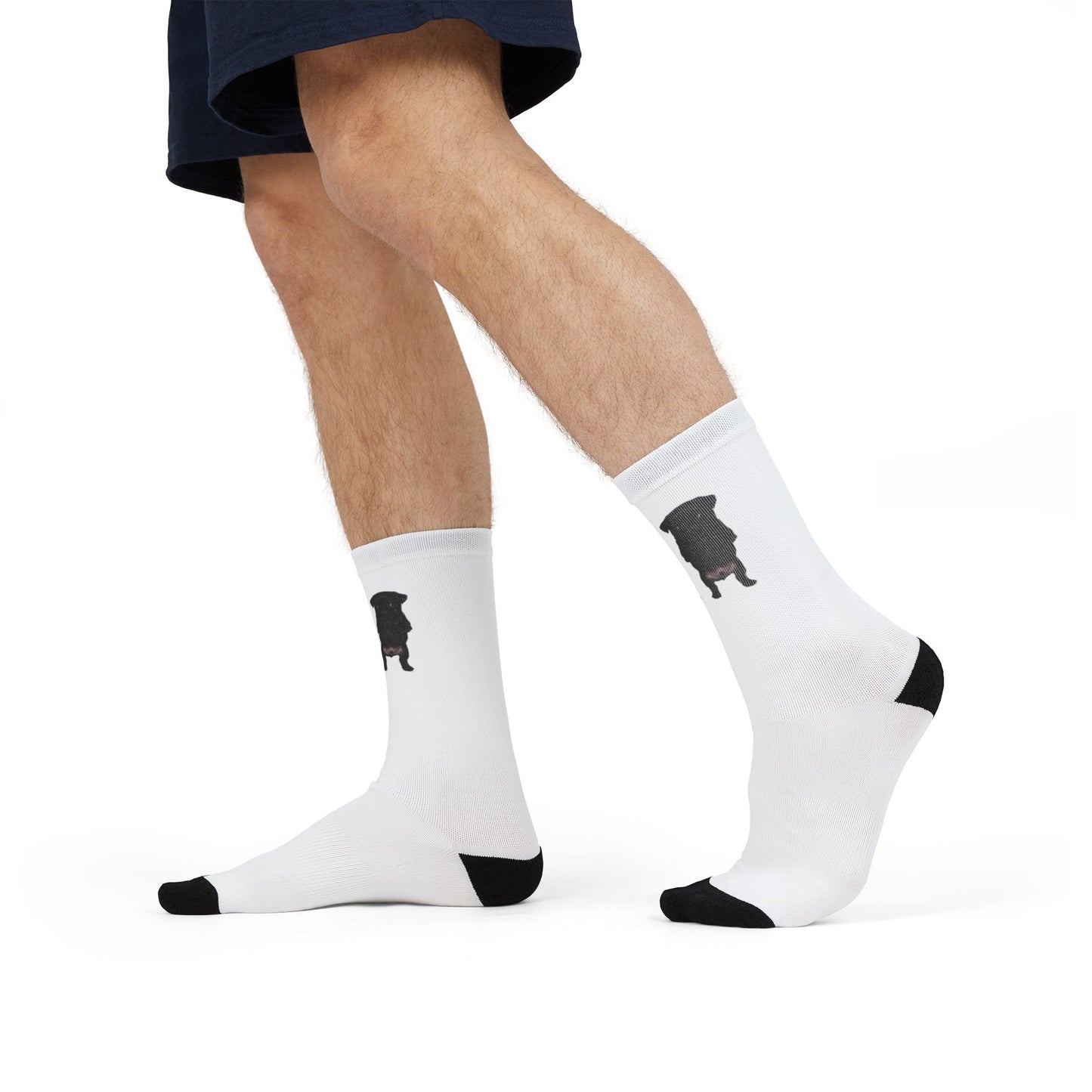 Pug Pair  Crew Socks