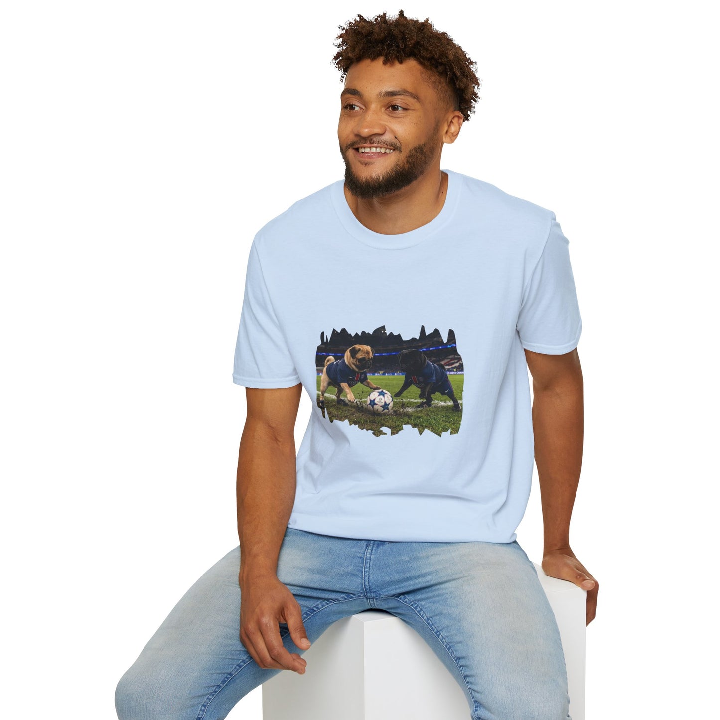 Soccer Puppies T-Shirt — Playful Puppy Soccer Match Tee