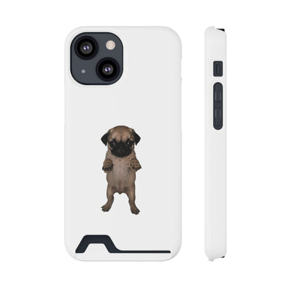 Pug Puppy Card-Holder Phone Case