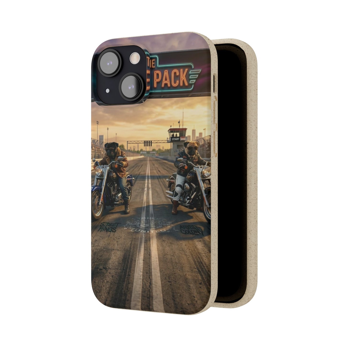 Motorcycle Road Trip Biodegradable Phone Case