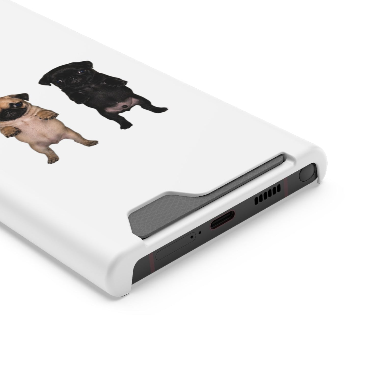 Pug Pair Card-Holder Phone Case